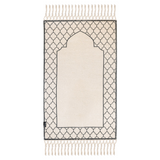 Khamsa Classic Muslim Prayer Mat - Children Size - Ramadi Grey - Laadlee