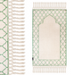 Khamsa Comfort Muslim Prayer Mat Adult Size - Akhdar Green - Laadlee