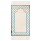 Khamsa Comfort Muslim Prayer Mat - Adult Size - Azraq Blue - Laadlee