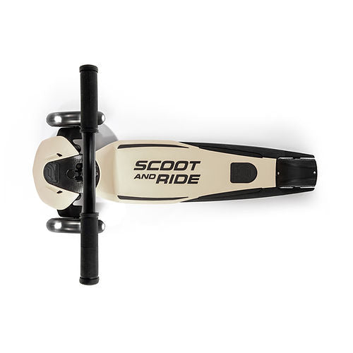 Scoot & Ride Highwaykick 5 LED - Ash - Laadlee