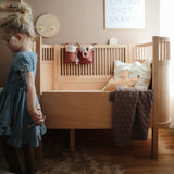 Mushie Crib Pocket Cognac - Laadlee