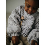 Mushie Pacifier Fabric Clips Natural - Laadlee