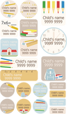 My Nametags Maxistickers - School (Pack of 21) - Laadlee