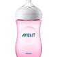 Philips Avent Natural Baby Feeding Bottle 260ml  Pink - Laadlee