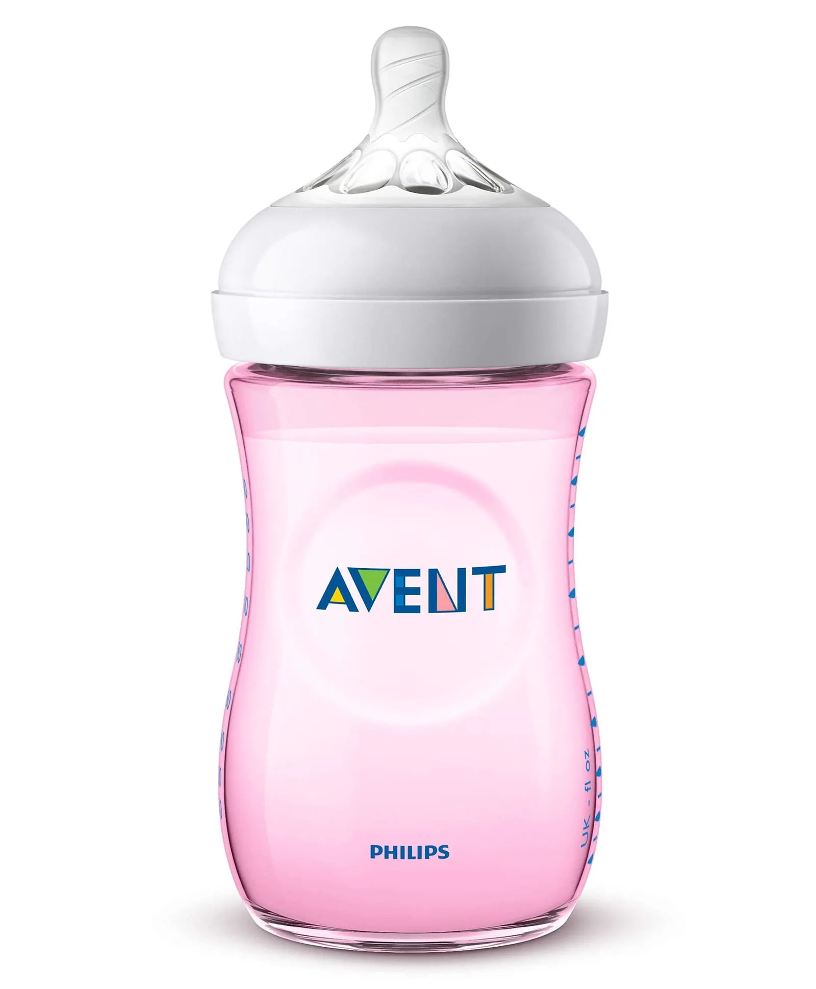 Philips Avent Natural Baby Feeding Bottle 260ml Pink - Laadlee
