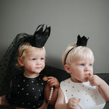 Mushie Silicone Bib White Letters - Laadlee