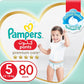 Pampers Premium Care Pants Diapers, Size 5, 12-18kg, Unique Softest Absorption for Ultimate Skin Protection, 80 Count - Laadlee