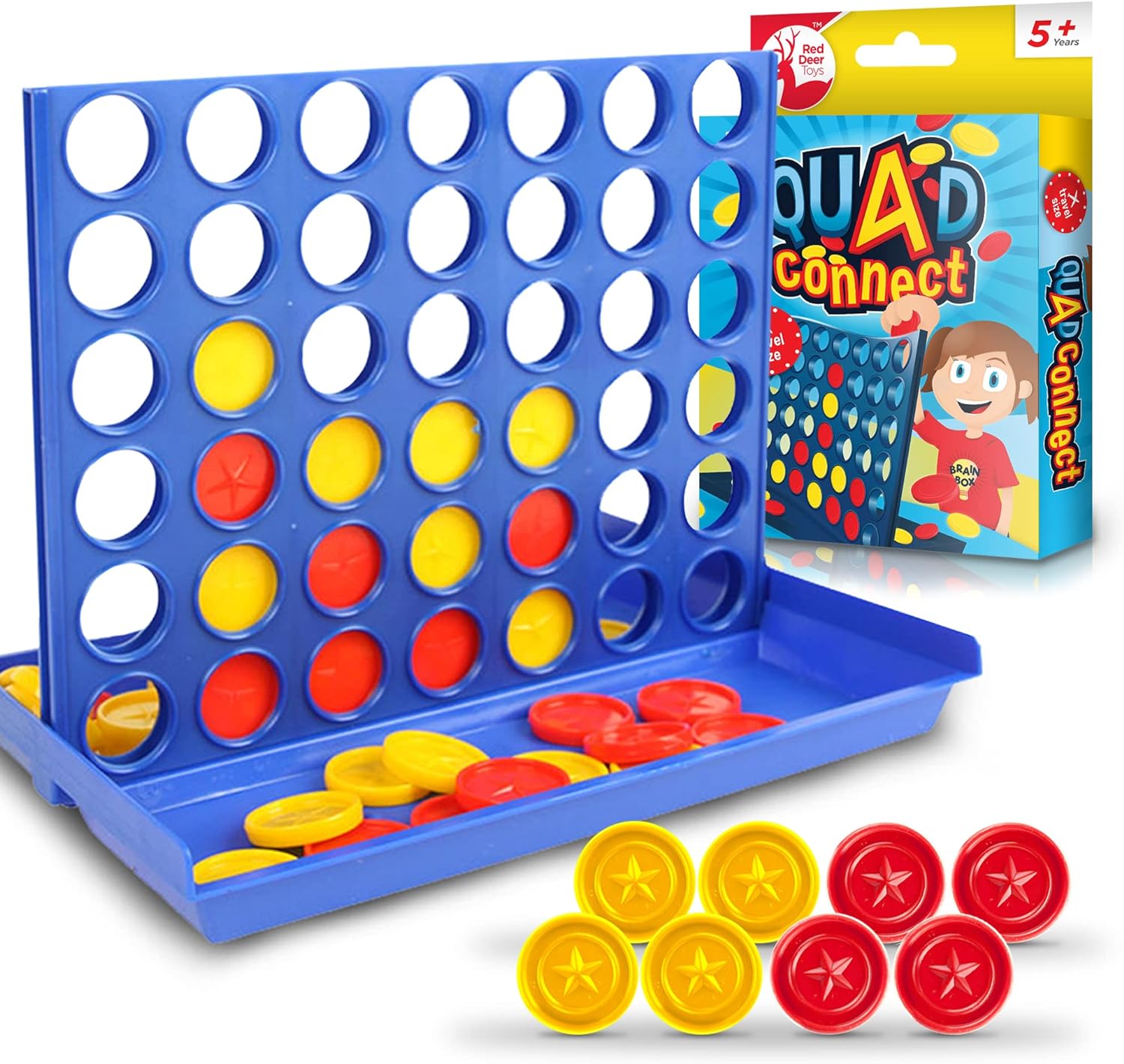 Ambassador - Grab & Go Games! - Travel 4-In-A-Row Game - Laadlee