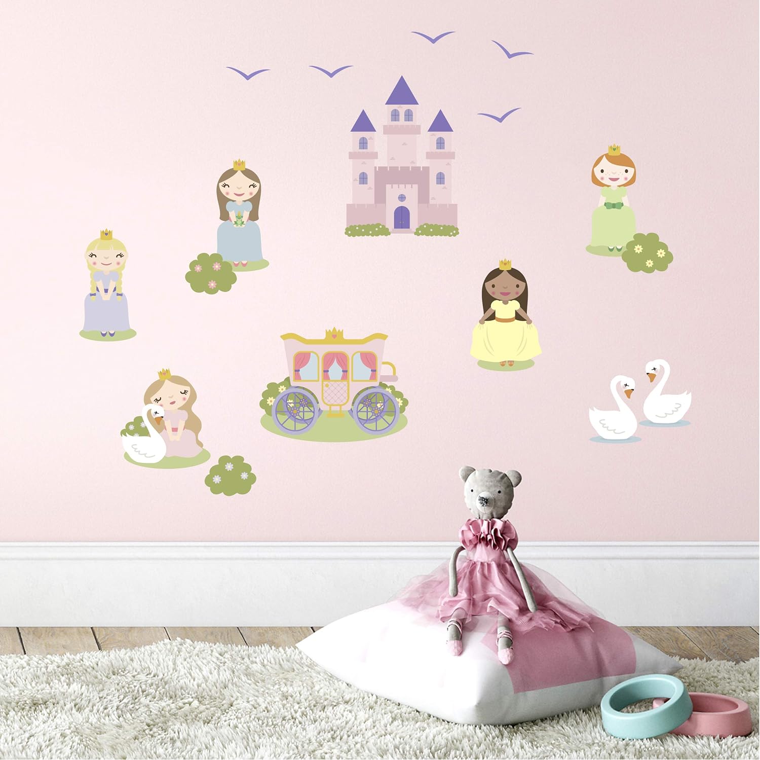 My Nametags Wall Stickers - Princess - Laadlee