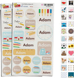 My Nametags Maxistickers - School (Pack of 21) - Laadlee