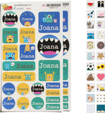 My Nametags Maxistickers - Monster (Pack of 21) - Laadlee