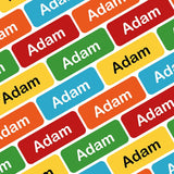 My Nametags Ministickers - Lollipop Set (Pack of 175) - Laadlee