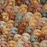 Frigg Daisy Latex Baby Pacifier 0-6M, 1Pack, Peach Bronze - Size 1 - Laadlee