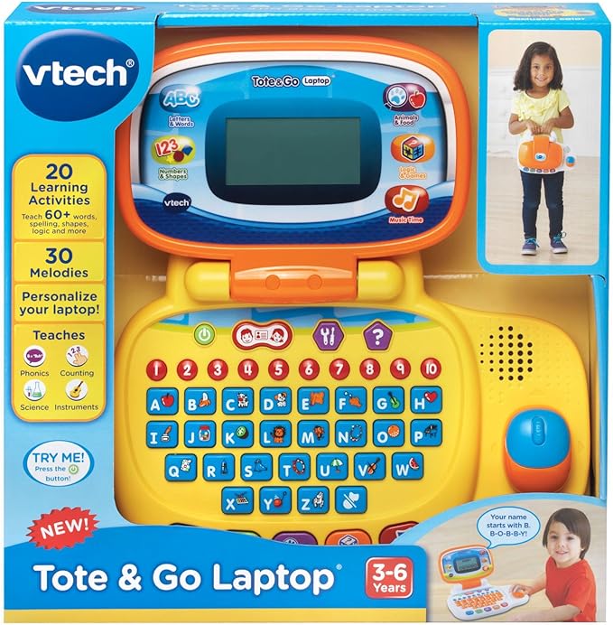 VTech Baby's Laptop Yellow - Laadlee