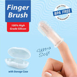 DentoShine Finger Brush Ultra Soft - Blue - Laadlee