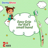 DentoShine Easy Grip Toothbrush - Pack of 4 - Laadlee