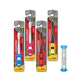 DentoShine Zippy Sticky Extra Soft Toothbrush - Pack of 4 - Laadlee