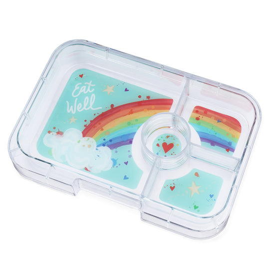 Yumbox 4 Compartment Extra Trays Rainbow for Lunch Box - Laadlee
