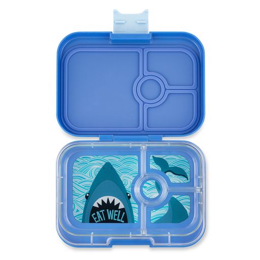 Yumbox Panino 4 Compartment Shark Lunch Box - True Blue - Laadlee