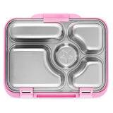 Yumbox Presto 5 Compartment Stainless Steel Lunch Box - Rose Pink - Laadlee
