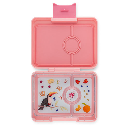 Yumbox 3 Compartment Snack Box - Cocopink - Laadlee