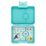 Yumbox 3 Compartment Snack Box - Misty Aqua - Laadlee
