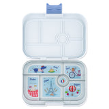 Yumbox Original 6 Compatment Paris Lunch Box - Hazy Gray - Laadlee