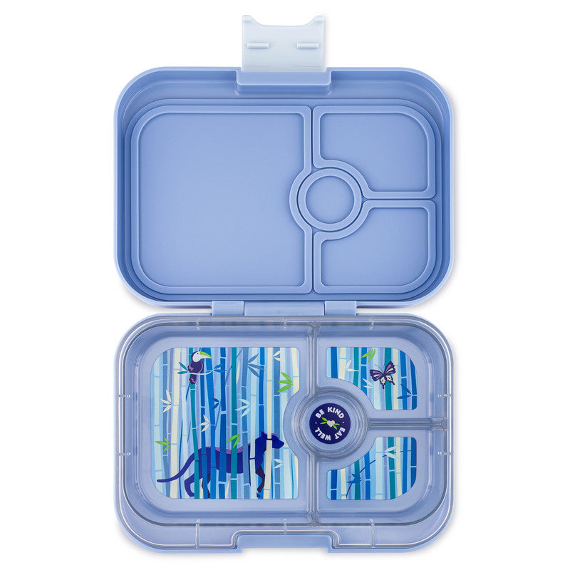 Yumbox Panino 4 Compartment Panther Lunch Box - Hazy Blue - Laadlee