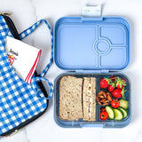 Yumbox Panino 4 Compartment Panther Lunch Box - Hazy Blue - Laadlee