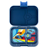 Yumbox Panino 4 Compartment Race Car Lunch Box - Monte Carlo Blue - Laadlee