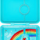 Yumbox 3 Compartment Rainbow Lunch Box - Tropical Aqua - Laadlee