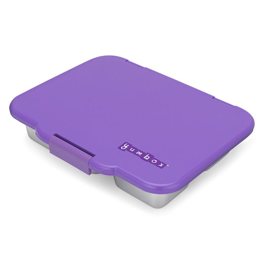 Yumbox Presto 5 Compartment Stainless Steel Lunch Box - Remy Lavender - Laadlee