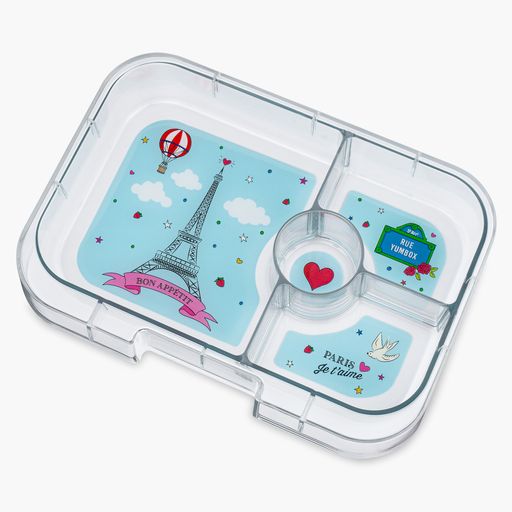 Yumbox Panino 4 Compartments Extra Tray - Paris for Lunch Box - Laadlee
