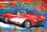 EuroGraphics Corvette Cruising 550 Piece Puzzle In A Collectible Tin - Laadlee