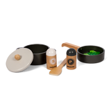 MamaMemo Pot and Pan Set - Black - Laadlee