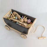 PlanToys Wagon - Black - Laadlee