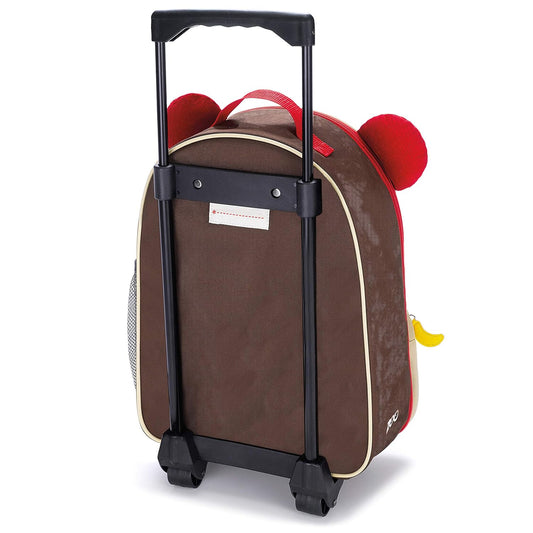 Skip Hop Zoo Kids Rolling Luggage - Monkey - Laadlee