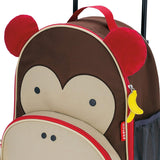 Skip Hop Zoo Kids Rolling Luggage - Monkey - Laadlee