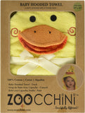 Zoocchini Baby Hooded Towel - Puddles the Duck - Laadlee
