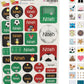 My Nametags Maxistickers - Football (Pack of 21) - Laadlee