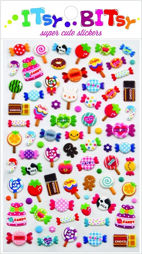 OOLY Itsy Bitsy Stickers - Candy Time - Laadlee