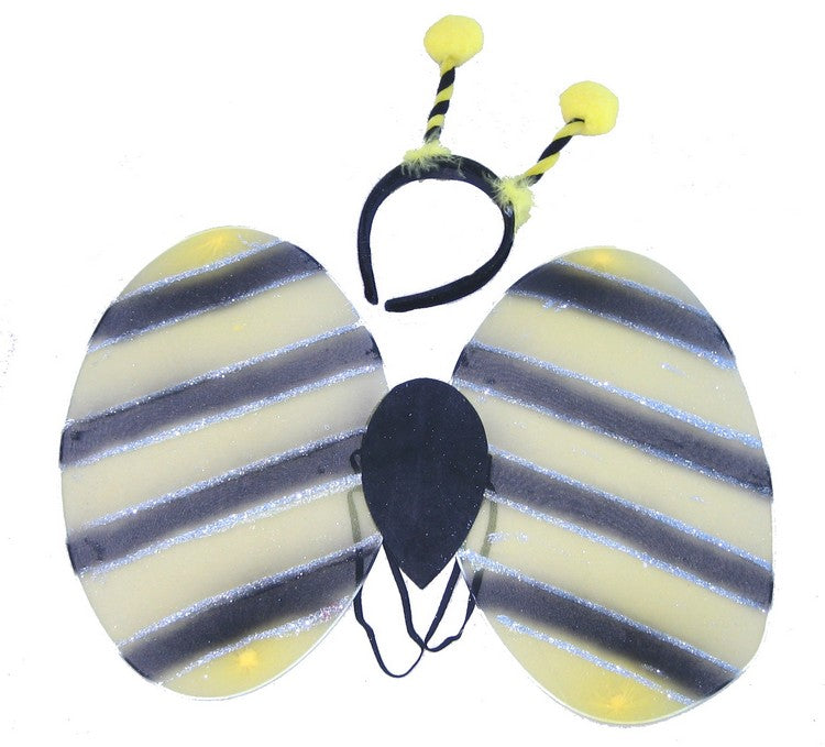 MamaMemo Blade Set with Headband - Bee - Laadlee
