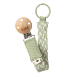 BIBS Pacifier Clip - Sage / Ivory - Laadlee