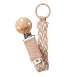 BIBS Pacifier Clip - Blush / Ivory - Laadlee