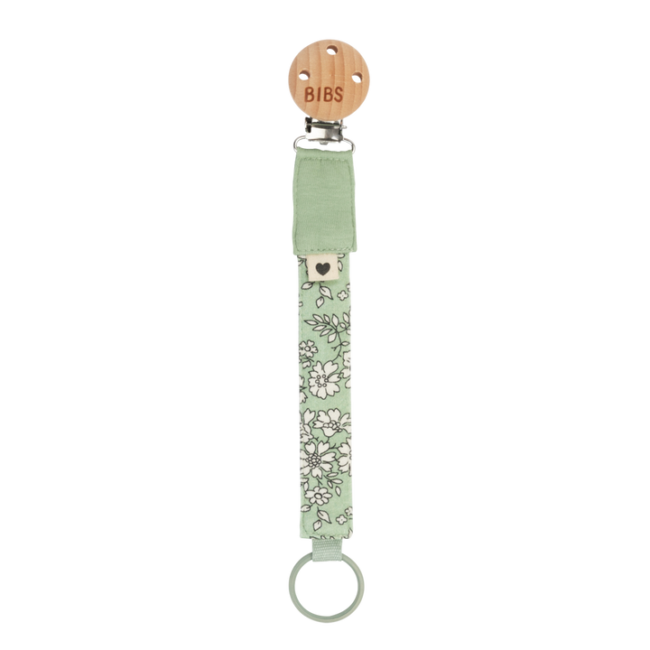 BIBS x LIBERTY Pacifier Clip - Capel / Sage - Laadlee