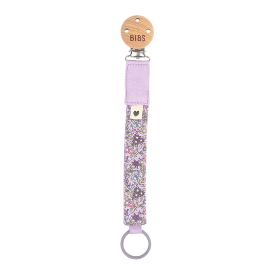 BIBS x LIBERTY Pacifier Clip - Camomile Lawn / Violet Sky - Laadlee