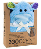 Zoocchini Baby Hooded Towel - Henry the Hippo - Laadlee