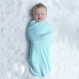 Woombie Old Fashioned Air Wrap - Light Blue, Cream, Light Teal - Laadlee