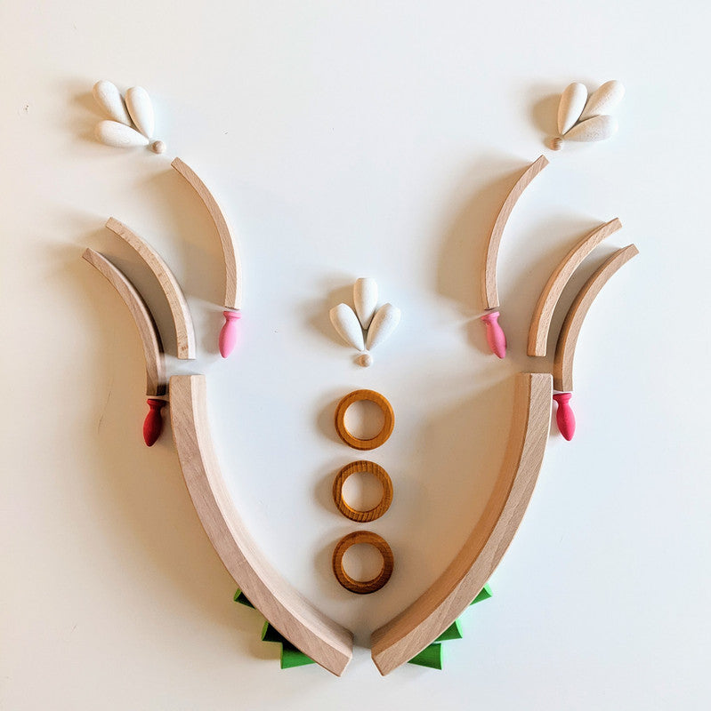 Abel Mini Wooden Blocks - 12pcs - Laadlee