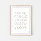 Mushie Poster Medium Alphabet International - Laadlee